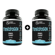 TestdroGEN Testosterone Booster Supplement for Men - Support Healthy Libido, Natural Energy & Stamina - 2 Pack
