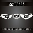 thumbnail image 2 of Attack Graphics Number Plate Backgrounds for Yamaha TTR125LE 2007, 2 of 2