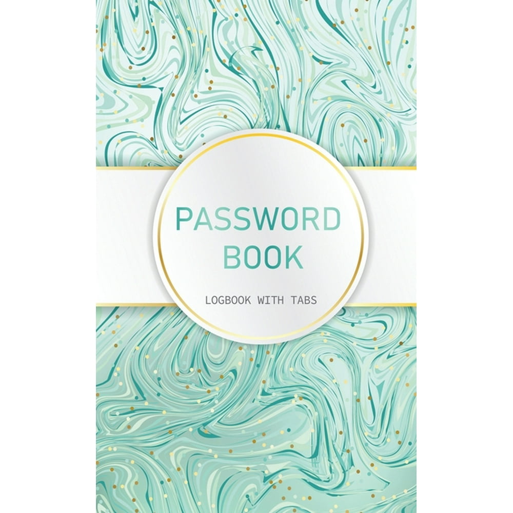 Password Book Logbook with Tabs password organizer
