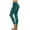 Green, variant on Juslio Women Pants High Elastic Leggings Ruched Bottom Workout Sporty Yoga Pants High Waist Comfortable Flare Leg Pants
