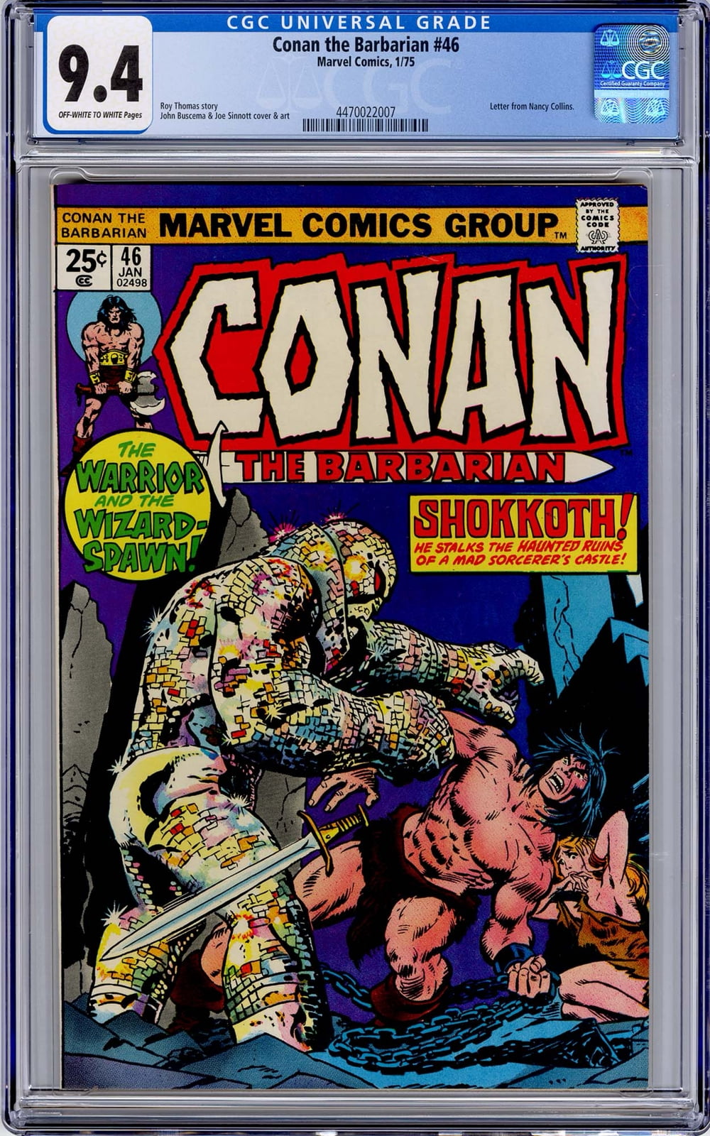 Cover of Conan the Barbarian #46