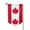 Sharp Corner, variant on Flag Of Canada Double Sided Garden Flag for Indoor Outdoor Decorations 12.5 * 18 Inches Square