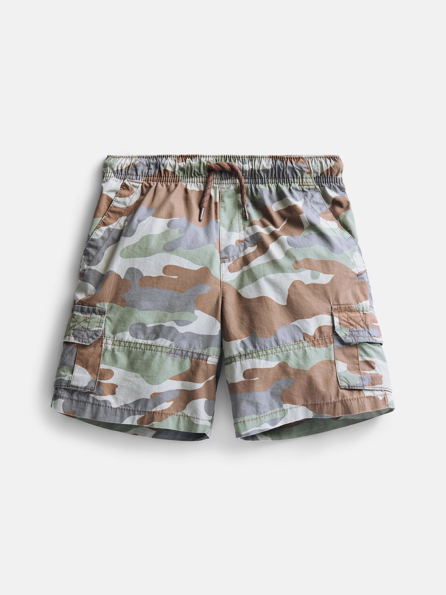 Wonder Nation Boys Soft Cargo Shorts, Sizes XS-XXL & Husky
