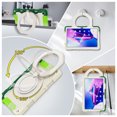 thumbnail image 4 of FJLBDE Case for Lenovo Tab M10 Plus 3rd Gen 2022 10.6 Inch with 360 Kickstand, Shoulder Strap Carrying Protective Cover, Multicolor Green, 4 of 6