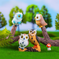 thumbnail image 4 of Micro paisaje lindo búho animal hecho a mano jardinería paisaje decoración accesorios escritorio pequeños adornos, 4 of 6