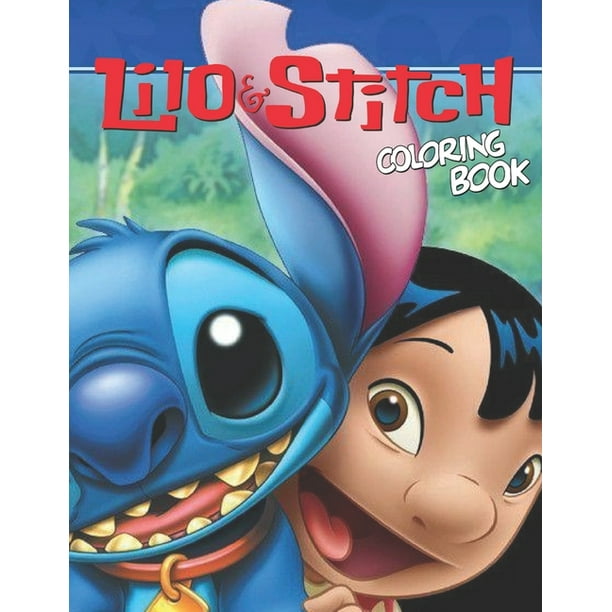 Lilo & Stitch Coloring Book : A Fantastic Lilo & Stitch Christmas Coloring Book For Kids To Relax And Relieve Stress (Paperback)