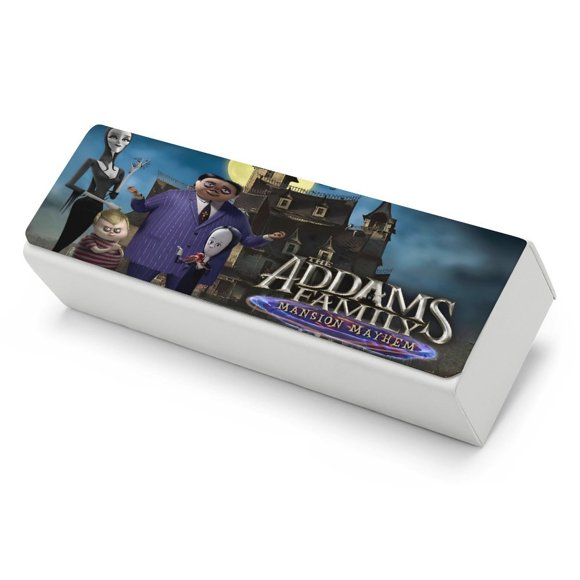 La Familia Addams 3 Estuche Rígido para Gafas de Cuero PU Protector con Forro de Felpa Premium Suave para Hombres y Mujeres