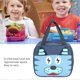 thumbnail image 4 of Children's Meal Bag Thick Handle Oxford Fabric Colourfast Cute Portable Kids Lunch Bag for Kids Boys and Girls Tiger, 4 of 5