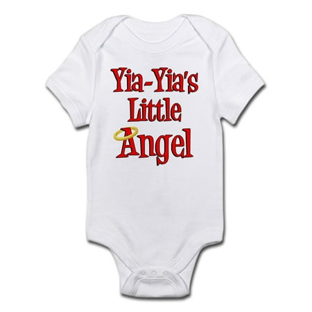 

CafePress - Yia-Yia s Little Angel Infant Bodysuit - Baby Light Bodysuit