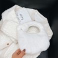 thumbnail image 4 of Felpa Color Sólido Nube Bolso Mujer Invierno Pequeño Monedero (blanco), 4 of 9