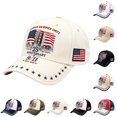 thumbnail image 5 of In Memory Of 9 11 Victims Hat 911 25th Anniversary Baseball Cap Adjustable Patriotic Hat For Adults, 5 of 7