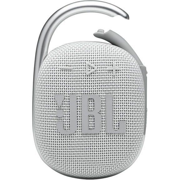 JBL Clip 4 - Portable Mini Bluetooth Speaker White (Sold without manufacturer warranty)