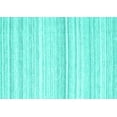 thumbnail image 1 of Ahgly Company Indoor Rectangle Abstract Turquoise Blue Contemporary Area Rugs, 5' x 7', 1 of 4