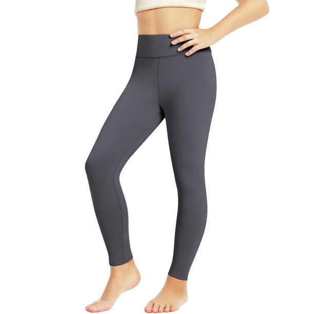 Odeerbi 2-13 Años Niñas Yoga Leggings Workout Dance Athletic Sports Pantalones Cómodo Cintura Alta Suave Transpirable Mallas