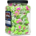 thumbnail image 3 of Gourmet Watermelon Taffy Chews by Its Delish  18 Oz Jumbo Reusable Container Jar  Chewy Fluffy Individually Wrapped Sweet & Juicy Soft Candy Taffies - USA Made, 3 of 9