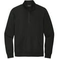 thumbnail image 2 of Mens Long Sleeve Quarter Zip Pullover With Front Pouch Pocket, 2 of 5