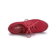 thumbnail image 4 of Unique Bargains Women's Platform Chunky Heel Lace Up Booties Red (Size 7), 4 of 8