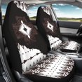 thumbnail image 4 of Uorisanigo Ethnic Style Car Front Seat Covers Waterproof Car Seat Covers Front Seats Only Stretch Polyester Fabric Cover Easy to Install Universal Fit for Most Vehicle, 4 of 7
