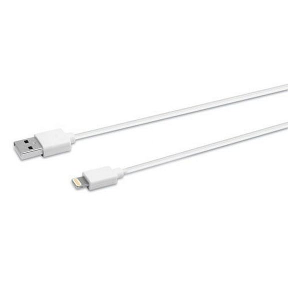 Usb Lightning Cable, 3 Ft, White | Bundle of 2 Each