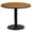 Natural, variant on Emma + Oliver 36"RD Walnut Laminate Table Top with 24"RD Base