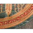 thumbnail image 5 of Unique Loom Fars Collection Area Rug - Mesquite (3' 3" Round Blue/Red), 5 of 8