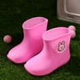 thumbnail image 4 of Otqutp Kids Rain Boots for Boys Girls PVC Cartoon Rubber Rain Non-Slip Shoes Waterproof Baby Easy-On Lightweight Boots, 4 of 4