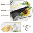 thumbnail image 5 of Summer Dwarfs Area Rugs 4x6 ft Yellow Sunflower Daisy Field Plant Farm Washable Rug Non Slip Indoor Carpet Absorbent Floor Mat for Living Room Bedroom Dining Room, 5 of 9