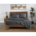 thumbnail image 3 of Mainstays Super Soft High Quality Brushed Microfiber Bed Sheet Set, Twin-XL, Gray, 3 Piece, 3 of 14