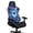 Butterfly Floral Blue Violet Black, variant on SEANATIVE Gaming Chair Seat Cover with 2 Armrest Covers, Machine Washable Non Slip Game Chair Cover with Zipper, Scratch-Resistant Furniture Protector for Gamer, Butterfly Violet