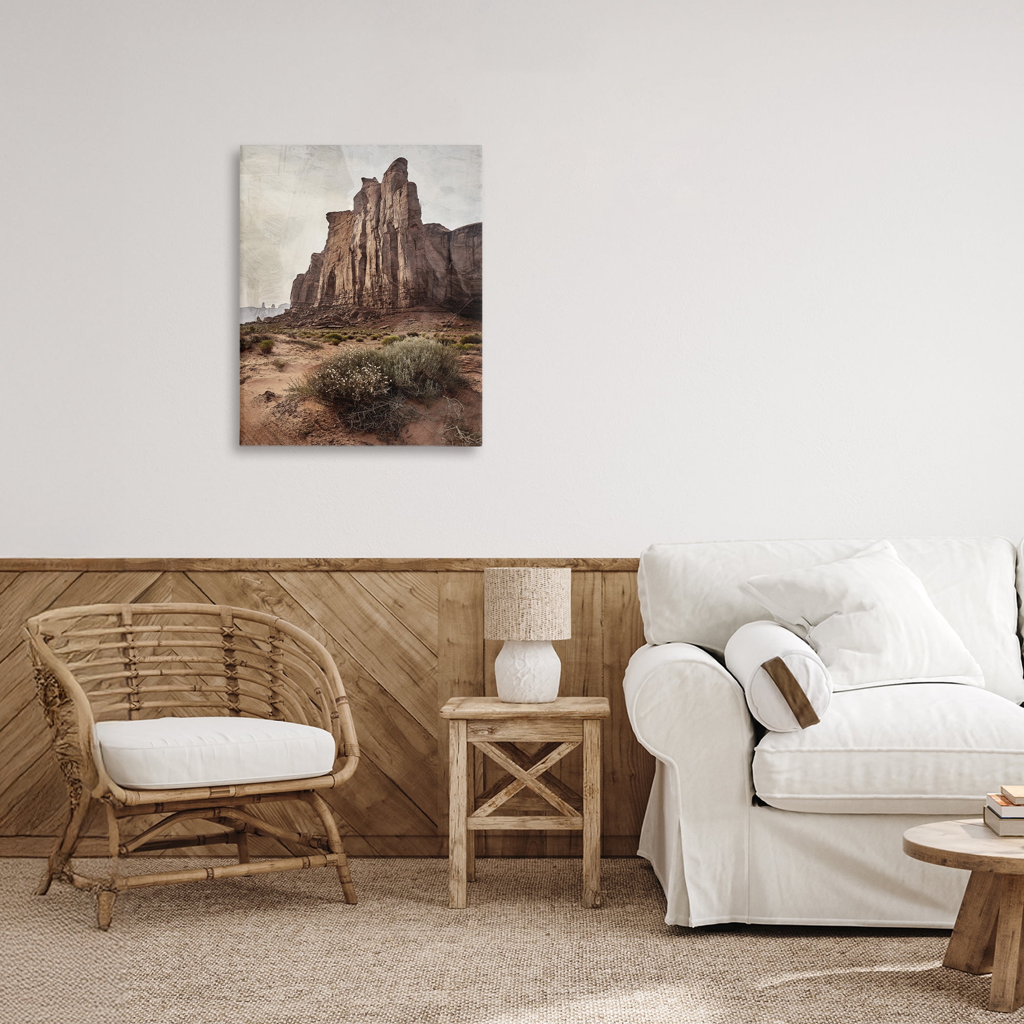 Stupell Industries Desolate Rock View Canvas Wall Art, design by Kim Allen