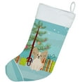 thumbnail image 2 of Carolines Treasures BB4202CS Merry Christmas Tree Papillon Sable White Christmas Stocking  Large multicolor, 2 of 2