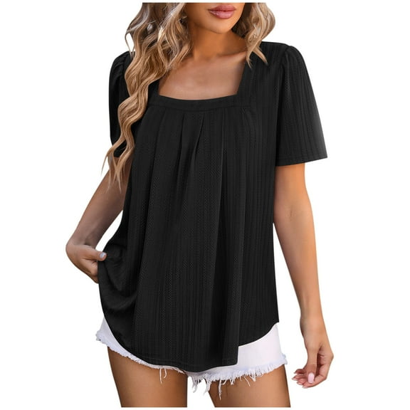 Summer Tees for Women 2025 Green Womens Top Women Clothes Trendy Loose Tshirts for Women Spring Outfit Automet Womens 2 Piece Outfits