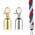 thumbnail image 5 of BYNNIX 2pcs Sturdy Stainless Steel Rope End Caps With Hook Designs for Securing Hemped and Fence Rope In Outdoor Setting, 5 of 13