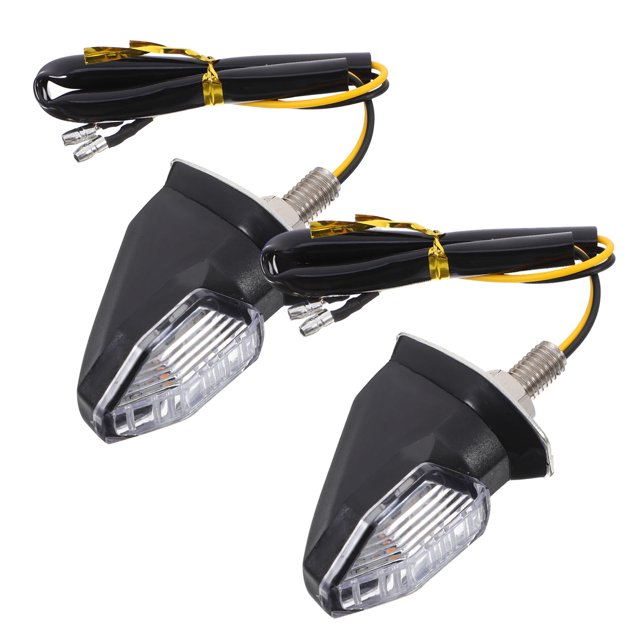 SHOWERORO 2Ud Luces De Señal LED Transparentes Para Motocicleta Con Y Materiales De Larga Duración