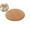Khaki, variant on VQPeo Stool Cushion Round Chair Cushions Seat Pads with Ties for Dining Chairs(Khaki)