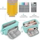 thumbnail image 3 of Estuches grandes para lápices para niñas, estuche súper grande para mujeres con cremallera, estuche para bolígrafos, organizador de papelería, escuela duradera, adolescentes, niños, azul, 3 of 5