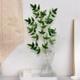 thumbnail image 4 of LIORAGLJ 20.86 Inches Simulated Green Plant with Butterflies Leaf Olive Eucalyptus for Office Home Decoration Artificial Foliage, 4 of 6