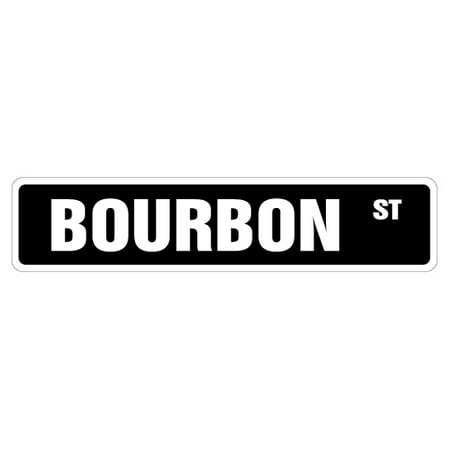 BOURBON Street Decal whiskey drinker new orleans NOLA | Indoor/Outdoor |  7