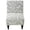 Army Green, variant on HonorHut Armless Chair Cover Jacquard Chair Slipcovers Without Arms Stretch Wing Back Chair Cover Chenille Printed Seat Cover Soft Washable Furniture Protector Grey