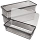 thumbnail image 1 of WORGEOUS Bandejas de plástico para cubiertos de 3 uds. Con tapa, organizador de cubiertos, cajas de contenedores de almacenamiento para encimera de cubiertos, 1 of 8