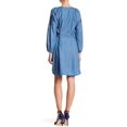 thumbnail image 2 of Hope & Harlow Embroidered Tencel Dress with Tie, Chambray - 10, 2 of 3