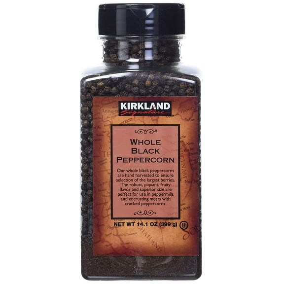 Kirkland Signature Whole Black Peppercorns, 14.1 oz