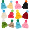 thumbnail image 2 of 55 mini sombreros para decorar, tejer, tejer, juguetes, manualidades hechas a mano para niñas (colores variados), 2 of 8