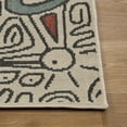 thumbnail image 4 of Ox Bay and Evette Rios Dora 5' x 7' Ivory/Black Geometric Indoor/Outdoor Area Rug, 4 of 7
