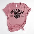 thumbnail image 3 of Mama Bear Sees All Shirt for Mom Mother's Day Gift for Mom Gift from Child Black on Mauve Shirt Adult Small, 3 of 4