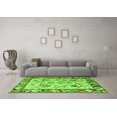 thumbnail image 3 of Ahgly Company Indoor Square Abstract Green Modern Area Rugs, 8' Square, 3 of 4