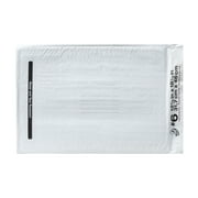 Duck Self-Sealing Poly Bubble Mailer #6, 12.5" x 18.5", Solid White