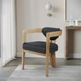 thumbnail image 3 of Meridian Furniture Carlyle Black Dining Chair, 3 of 11