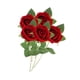 thumbnail image 2 of 5 piezas de rosas artificiales para centro de mesa, regalo de San Valentín para él Rojo, 2 of 9