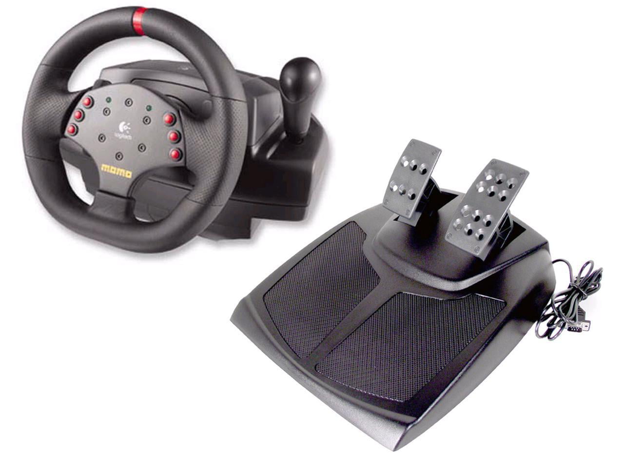 Logitech MOMO Racing Force Feedback Wheel for Mac and PC - Walmart.com
